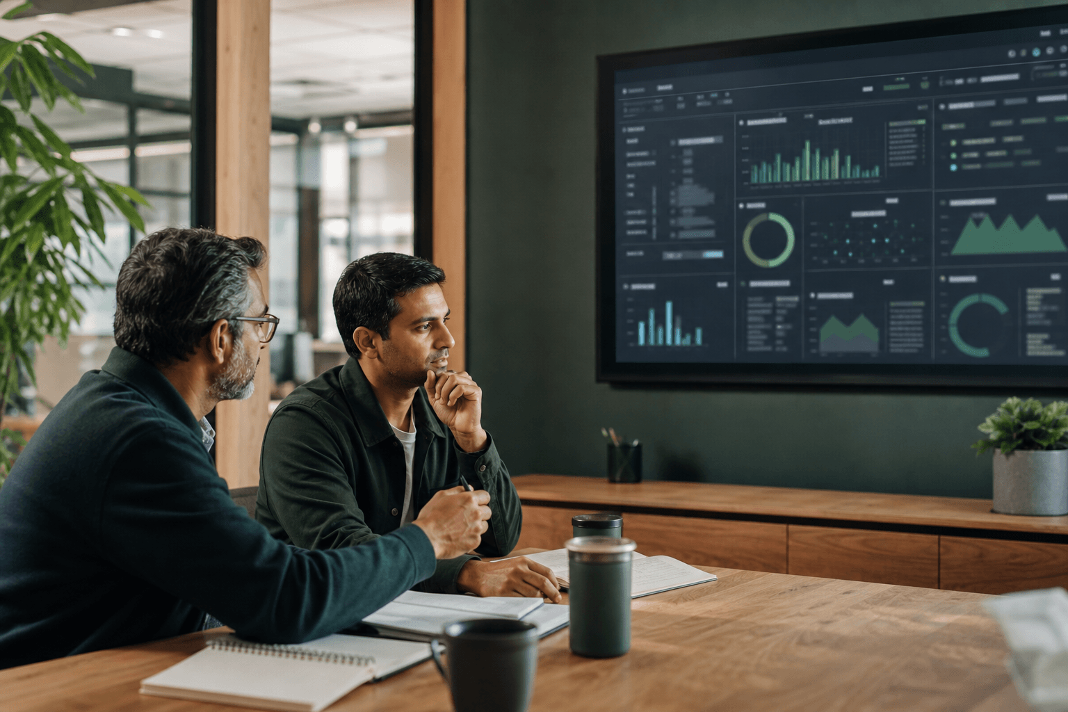 Quality engineers reviewing risk intelligence